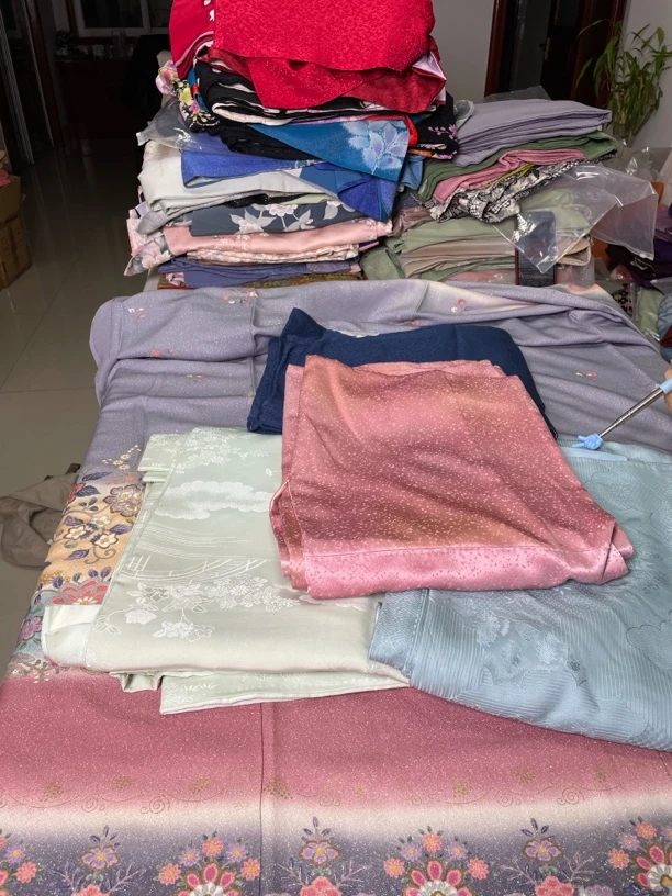 正绢和服 旗袍定制真丝面料