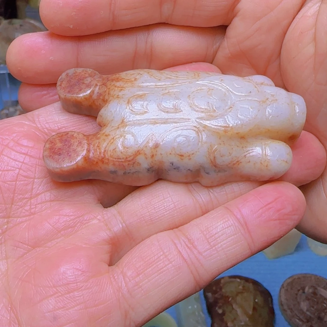 和田玉车挂未镶嵌