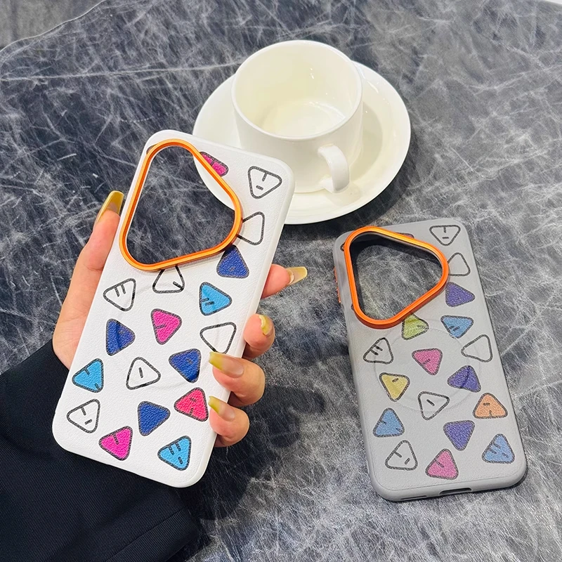 适用华为pura80手机壳皮纹pura80pro保护套防摔软边p80ultra磁吸