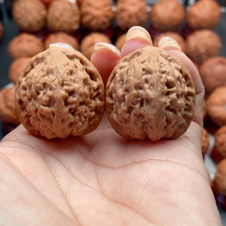 把件文玩核桃莲花