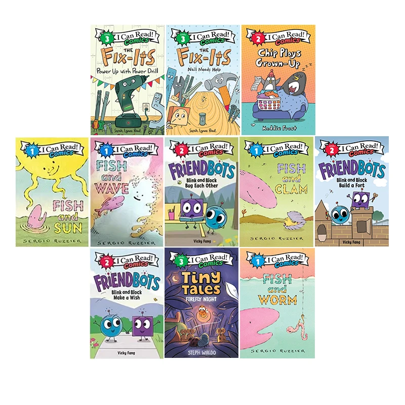 I Can Read comics 系列11册 L1-L3 儿童英语分级阅读