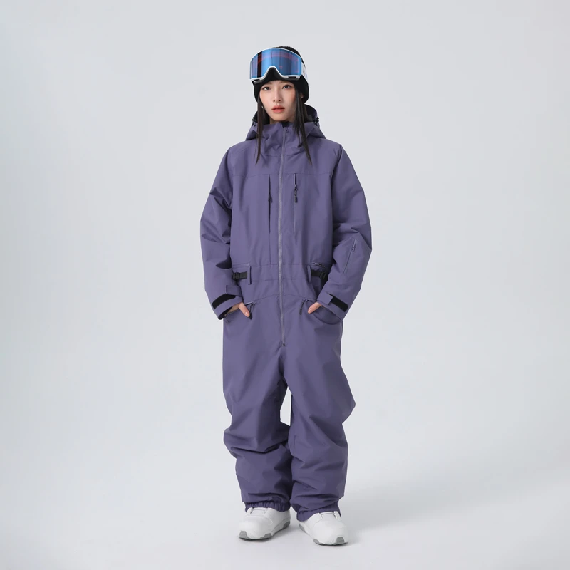 25-26新款连体雪服女款滑雪服女加棉防寒单板男士滑雪服套装
