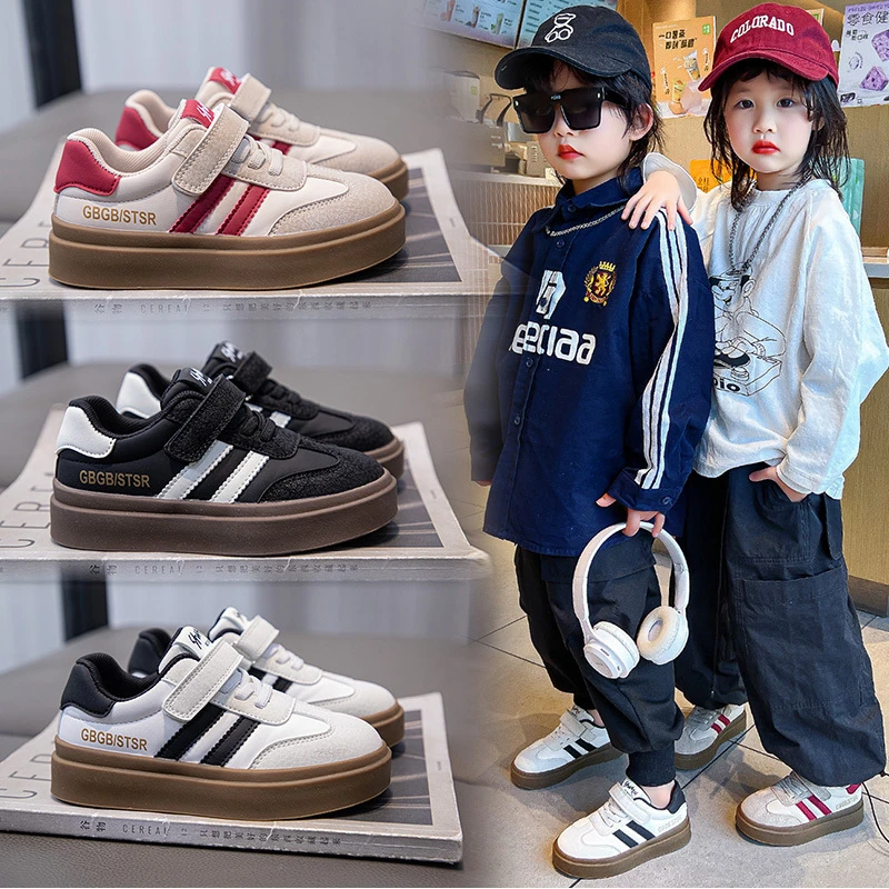 童鞋女童板鞋春季新款儿童德训鞋透气男童中大童休闲运动鞋子春秋