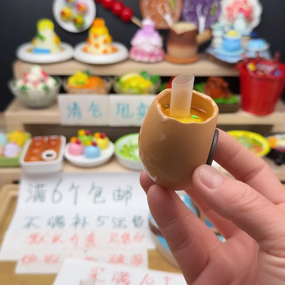 树脂食玩冰箱贴 凭开箱视频售后
