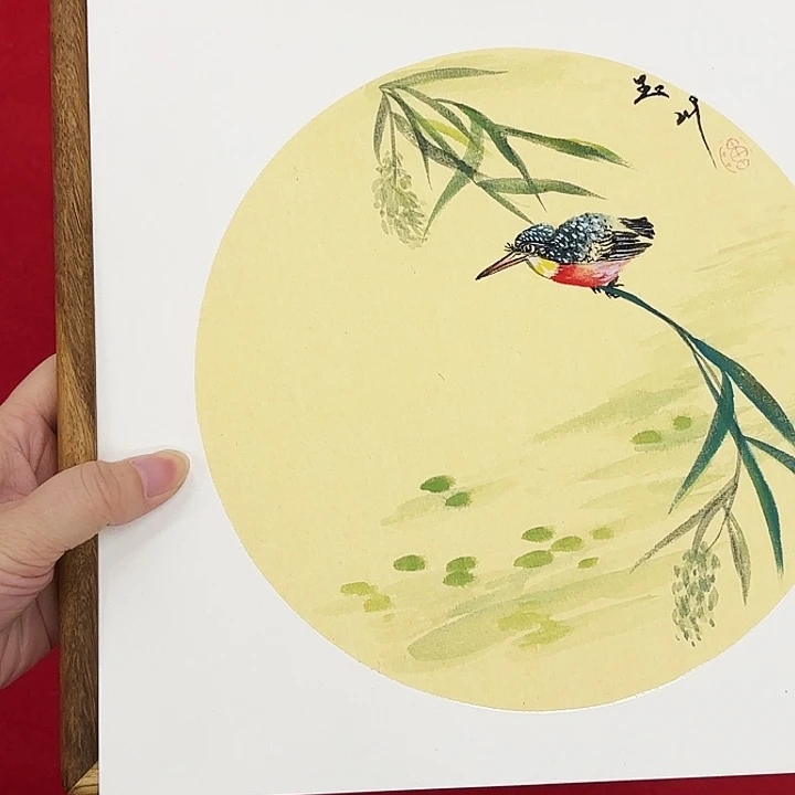 温***如国画花鸟等多种鸟类和动物