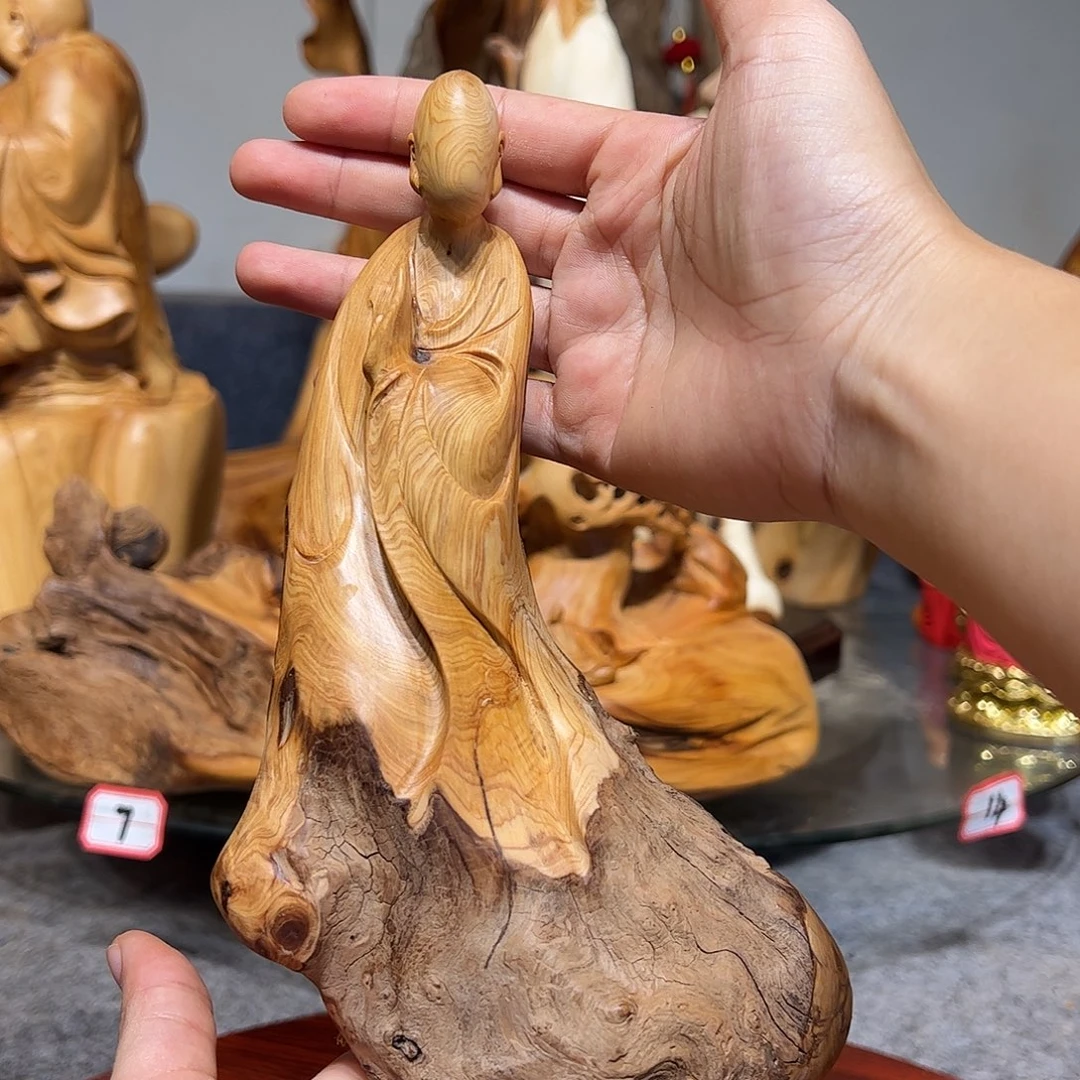 柏木崖柏木手把件摆件