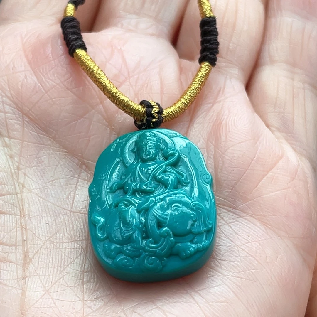 绿松石未镶嵌颈饰