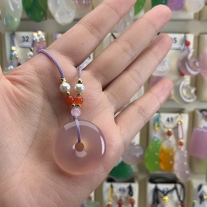 ****ᙆ玛瑙/玉髓未镶嵌颈饰