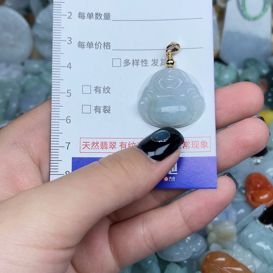 翡翠未镶嵌颈饰530