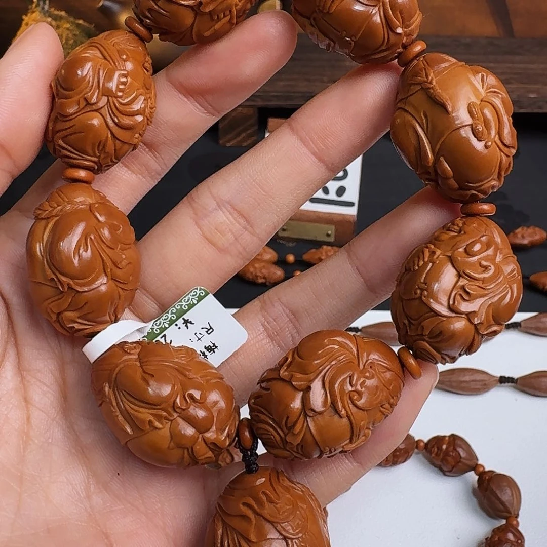 橄榄核手串/手链地主财神