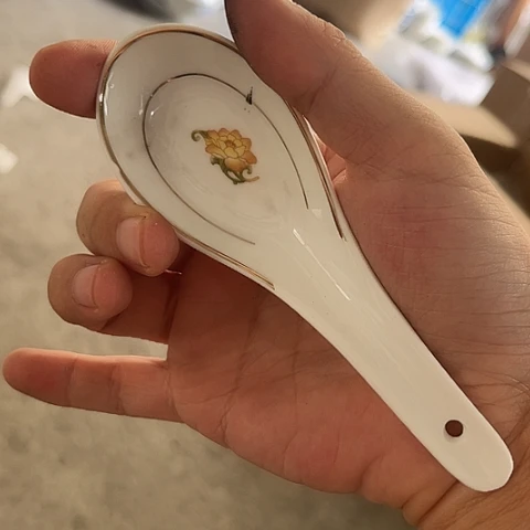 陶瓷勺两个陶瓷陶瓷