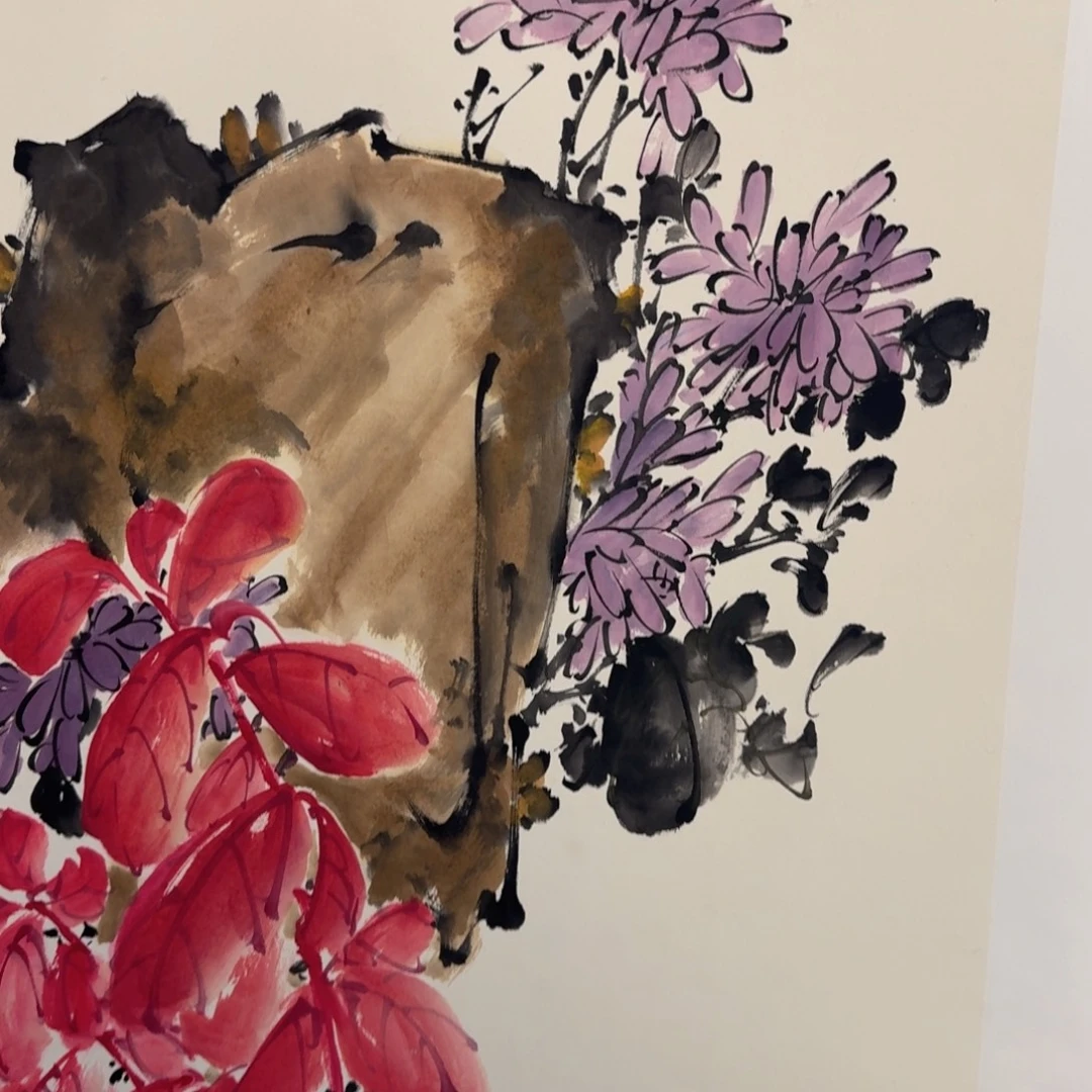 国画国画作品山水花鸟纯手绘