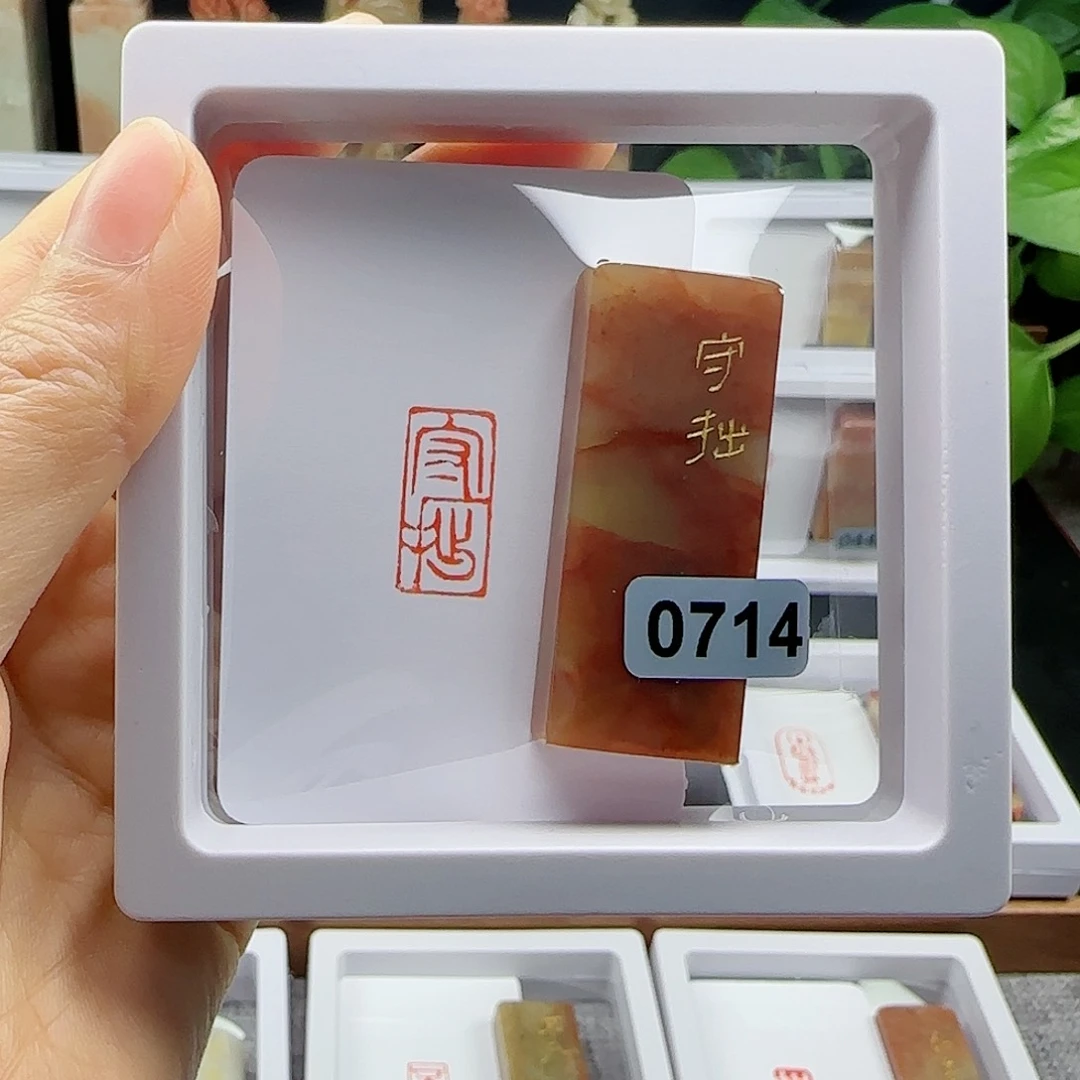 寿山石印石守拙1×2