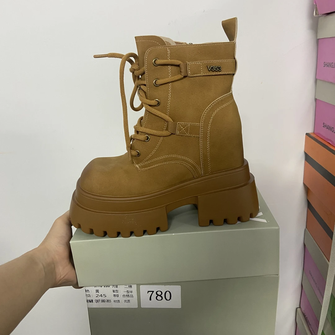 【清仓】2025小个子厚底平增高百搭女鞋780