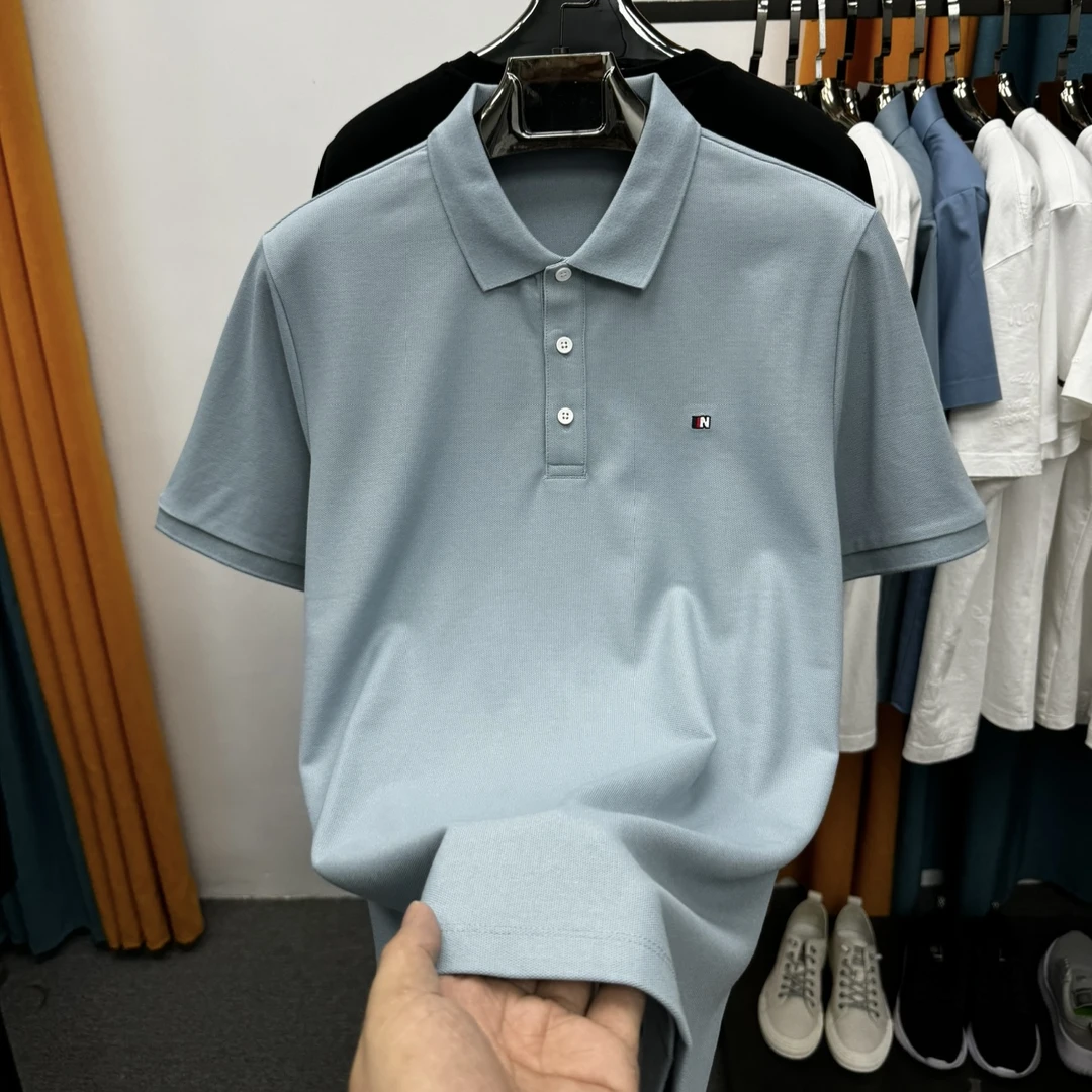 夏季男士翻领短袖高级感poloPOLO衫FD52402