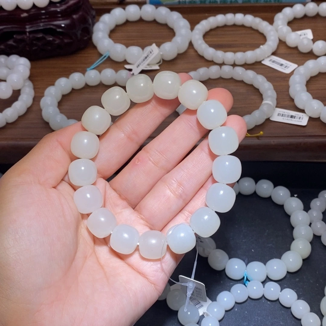 和田玉未镶嵌手链13老型