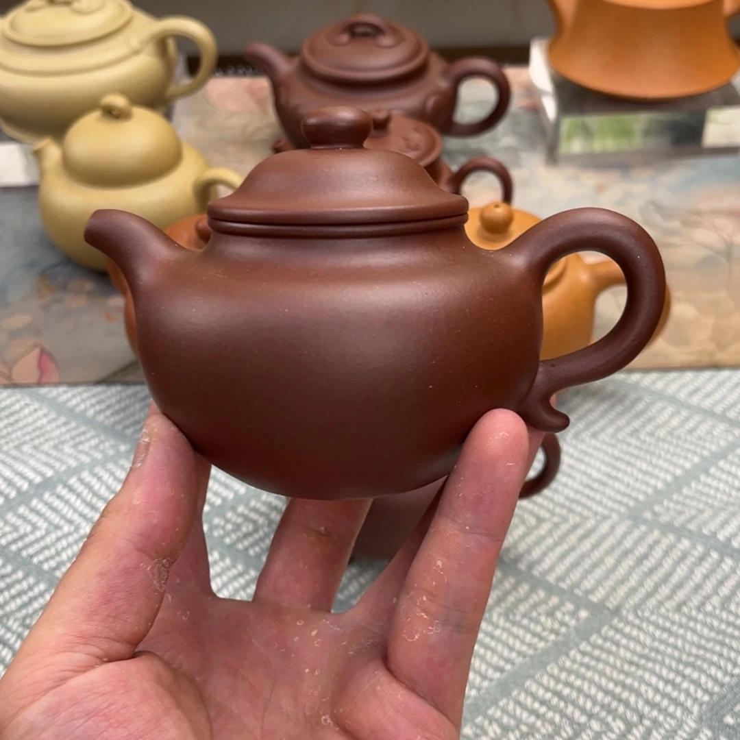 茶壶紫砂微瑕 莲子 225cc