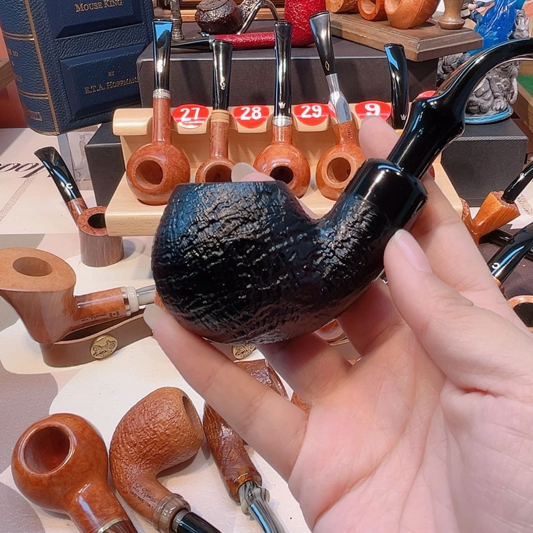彼得森喷砂石楠木烟斗