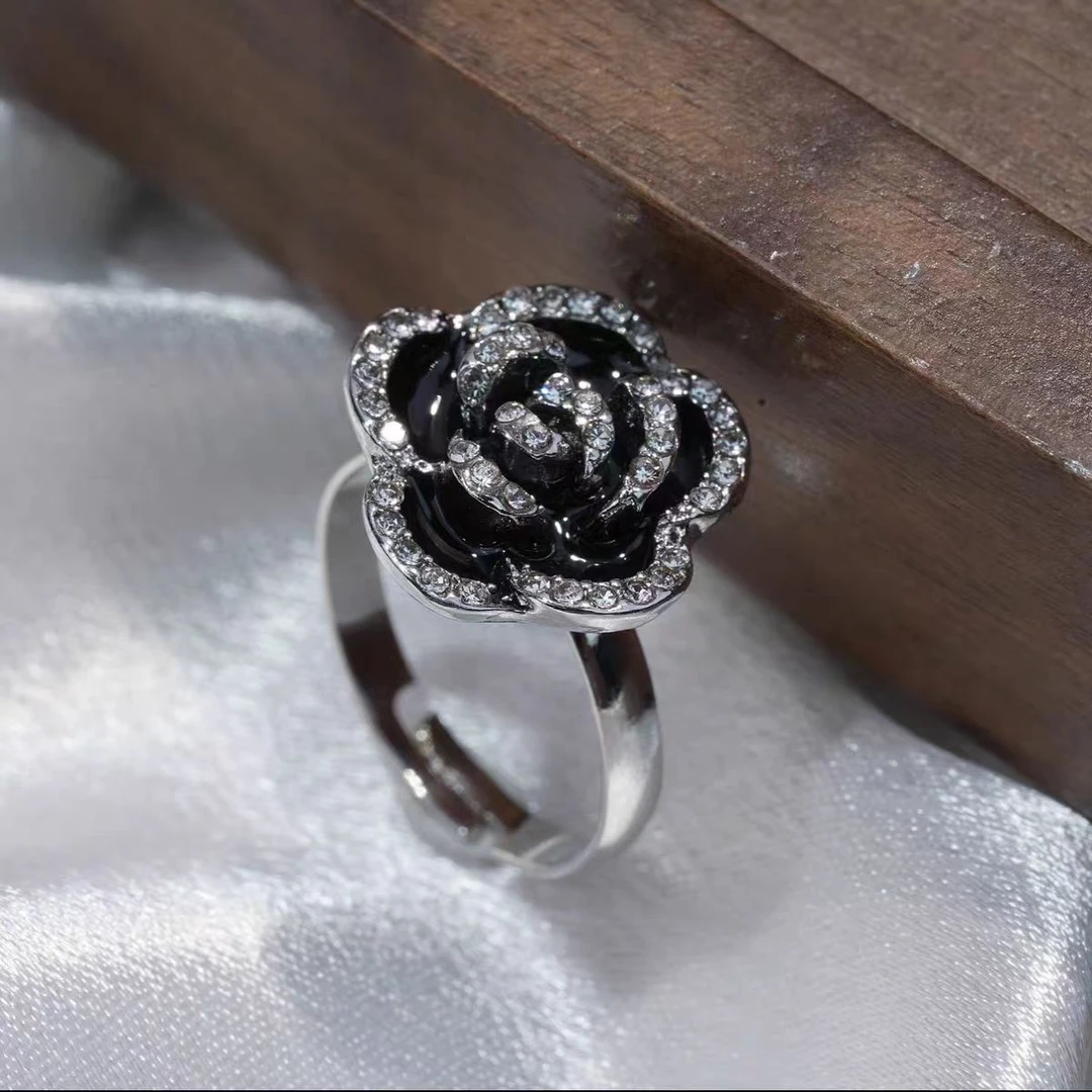 铜合金戒指 【8805】小众设计时尚个性ins潮人装饰品夸张网红欧美玫