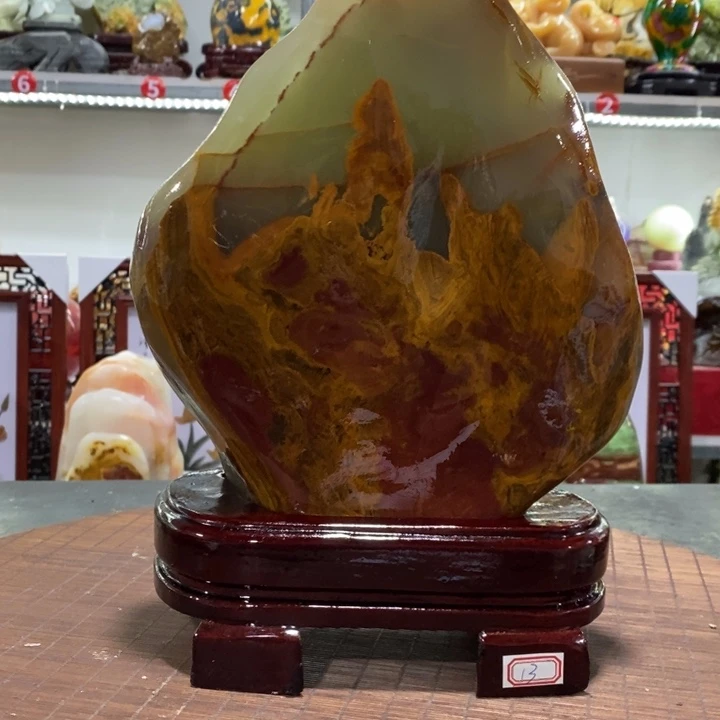 石材弗**德家居摆件 奇石摆件