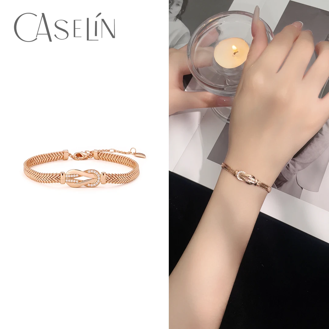 英★【高定限量】Kashelin设计师款马蹄手链~8840