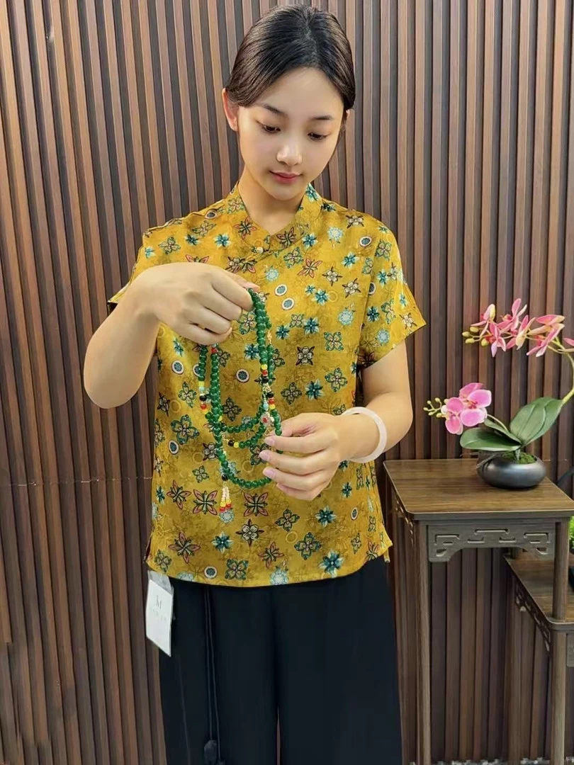 6085新中式国风夏季薄款小衫乐迪