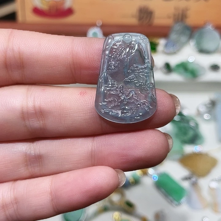 翡翠未镶嵌颈饰天然翡翠