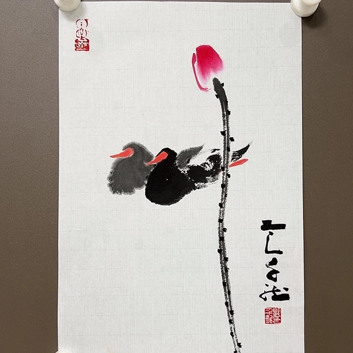 国画郭千龙 手绘原创