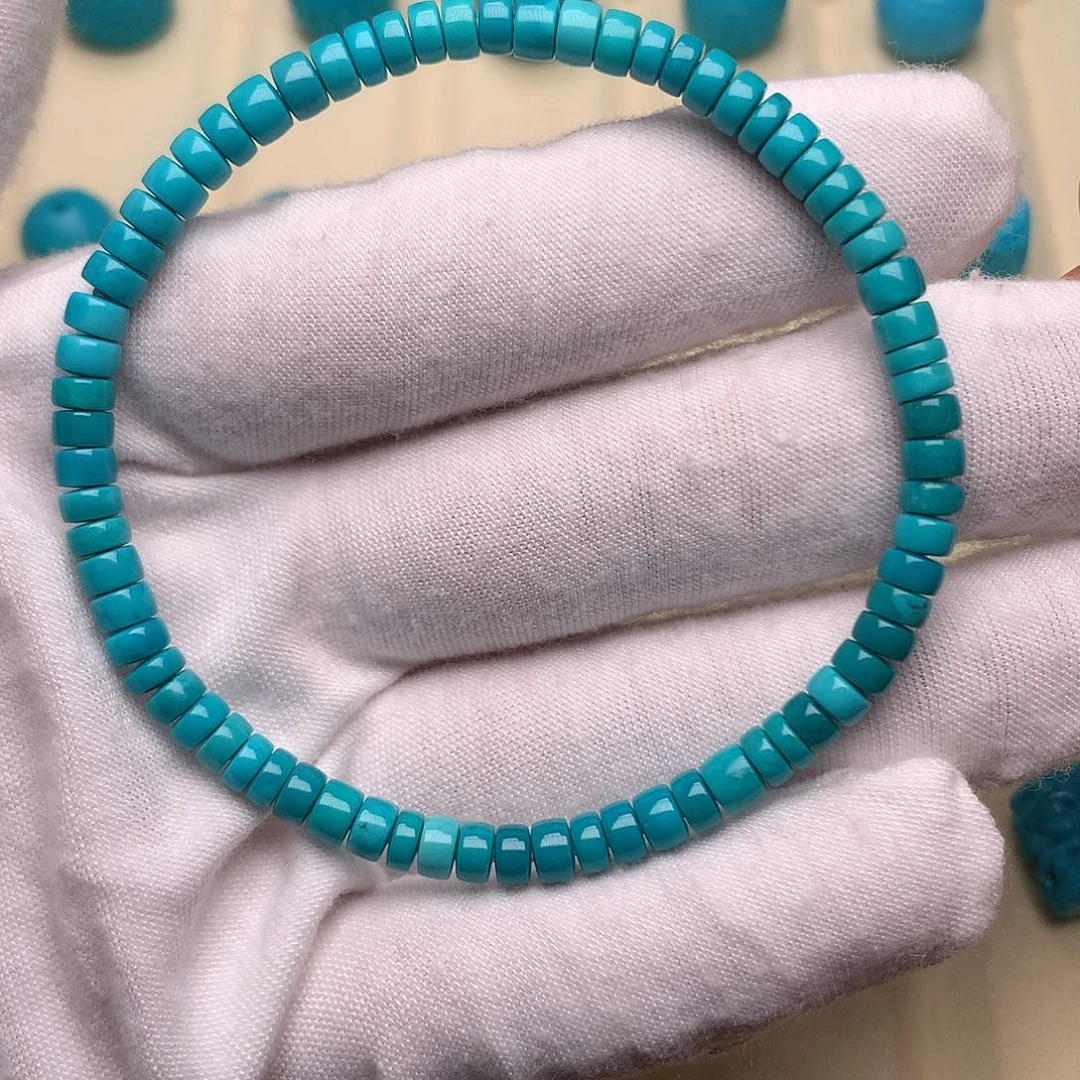 绿松石未镶嵌绿松石手串4.5