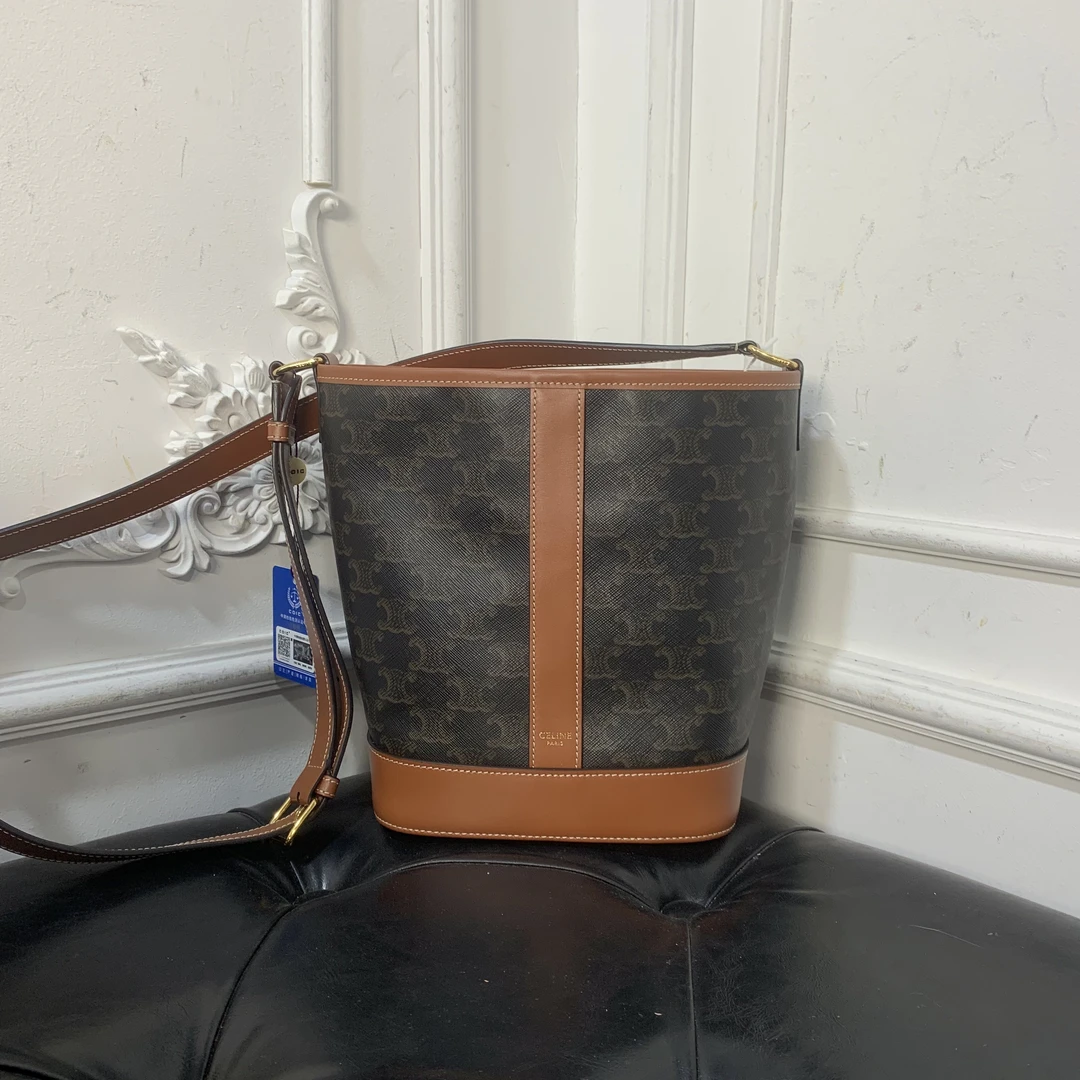 Celine/思琳 斜挎包 老花水桶小号 sw6059/2502