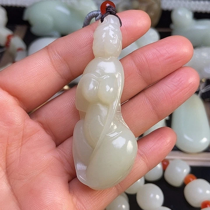 吊坠(不含链)未镶嵌和田玉