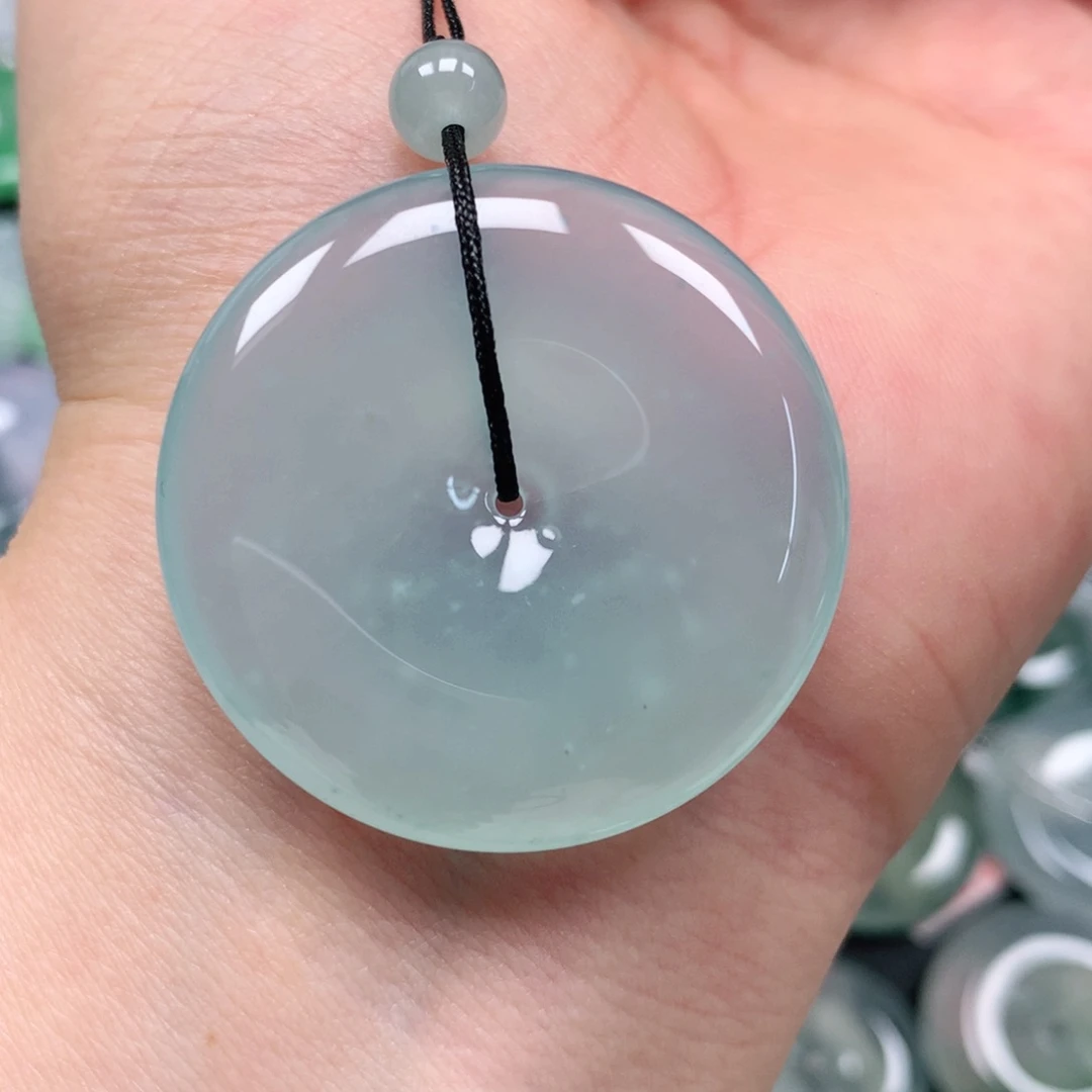 颈饰未镶嵌翡翠天然翡翠