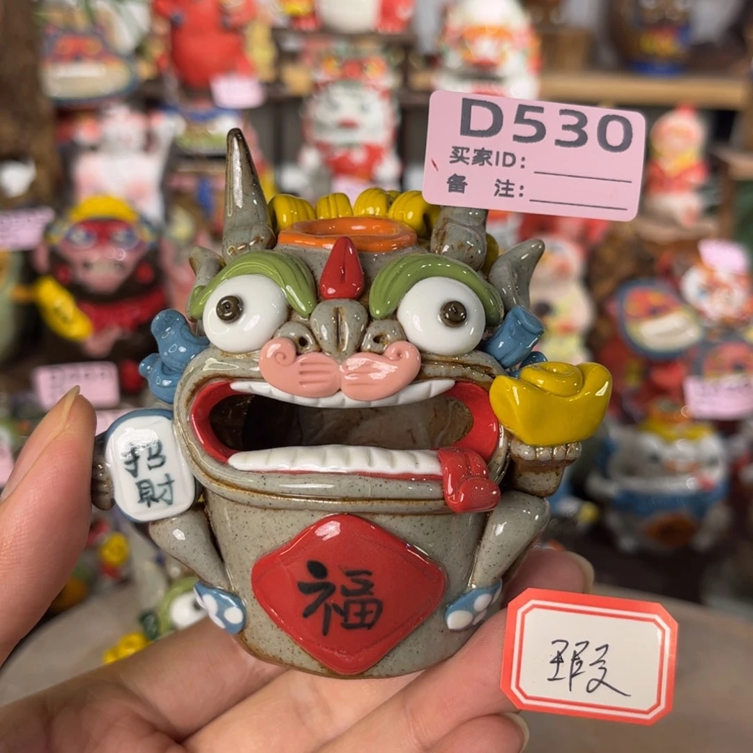 泥塑纯手工茶宠摆件