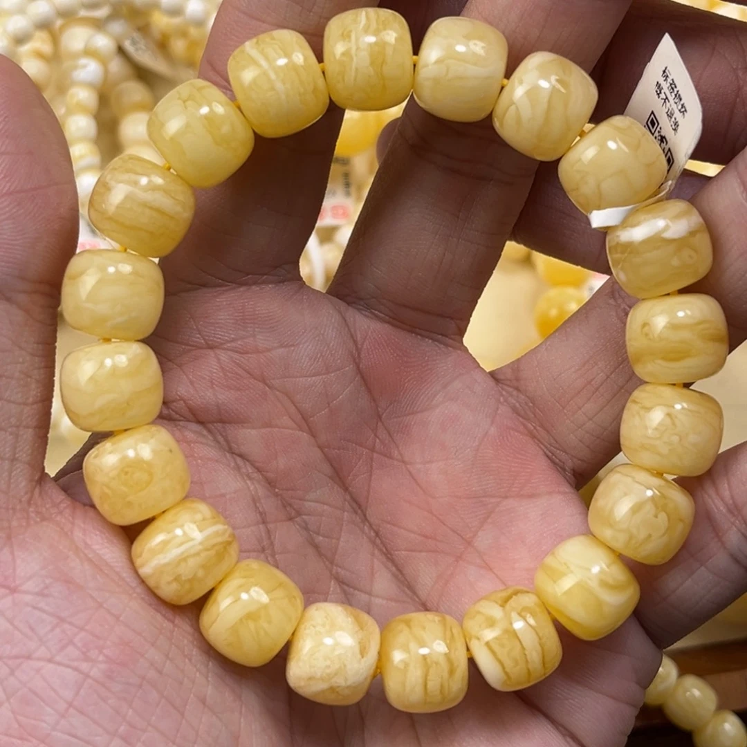 未镶嵌蜜蜡手串蜜蜡手串10.7mm