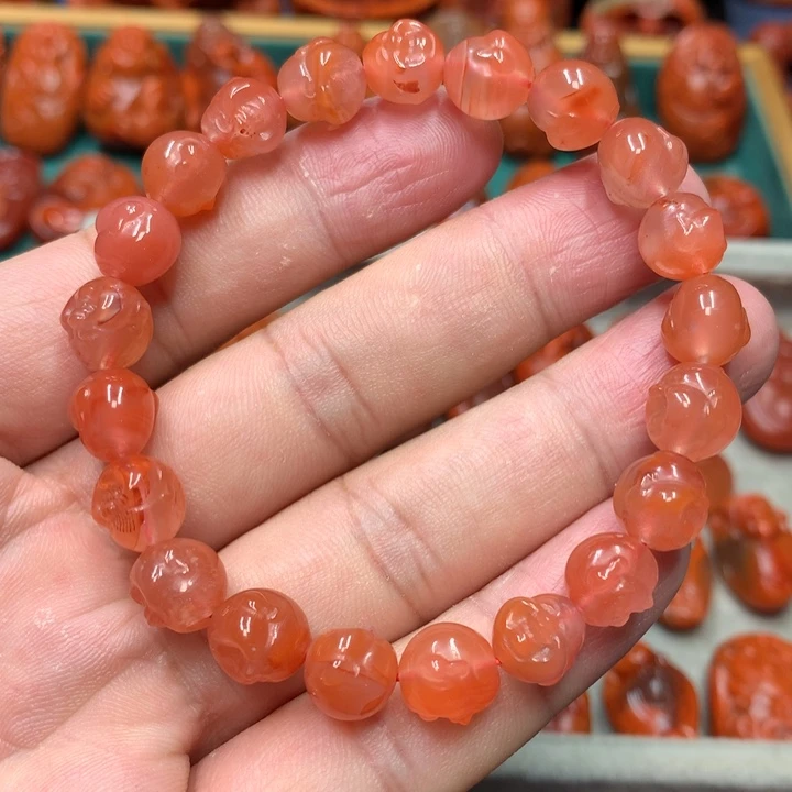未镶嵌手串南红玛瑙9mm