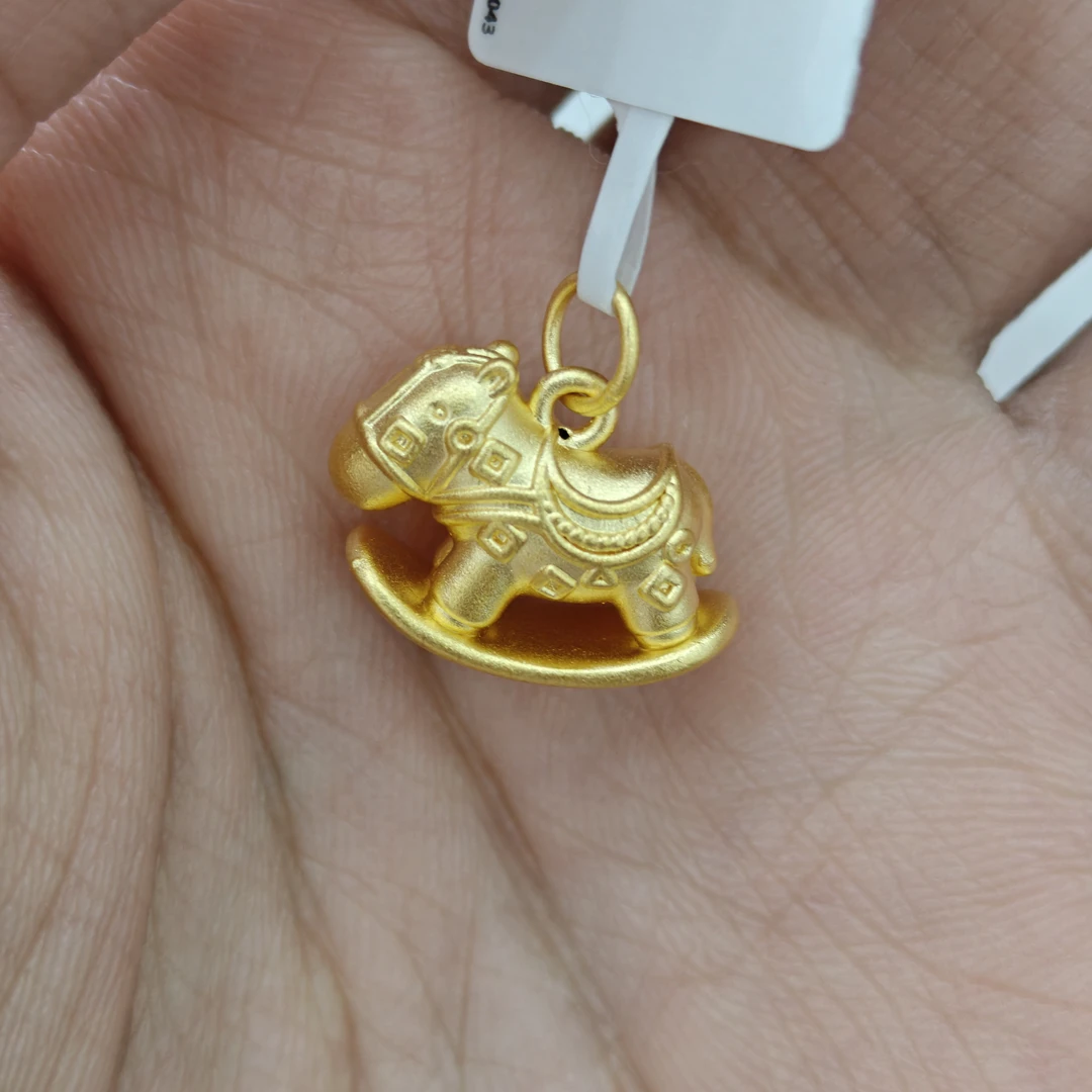 【莹莹专享】足金999 小马 GP 1.73 纳金添喜