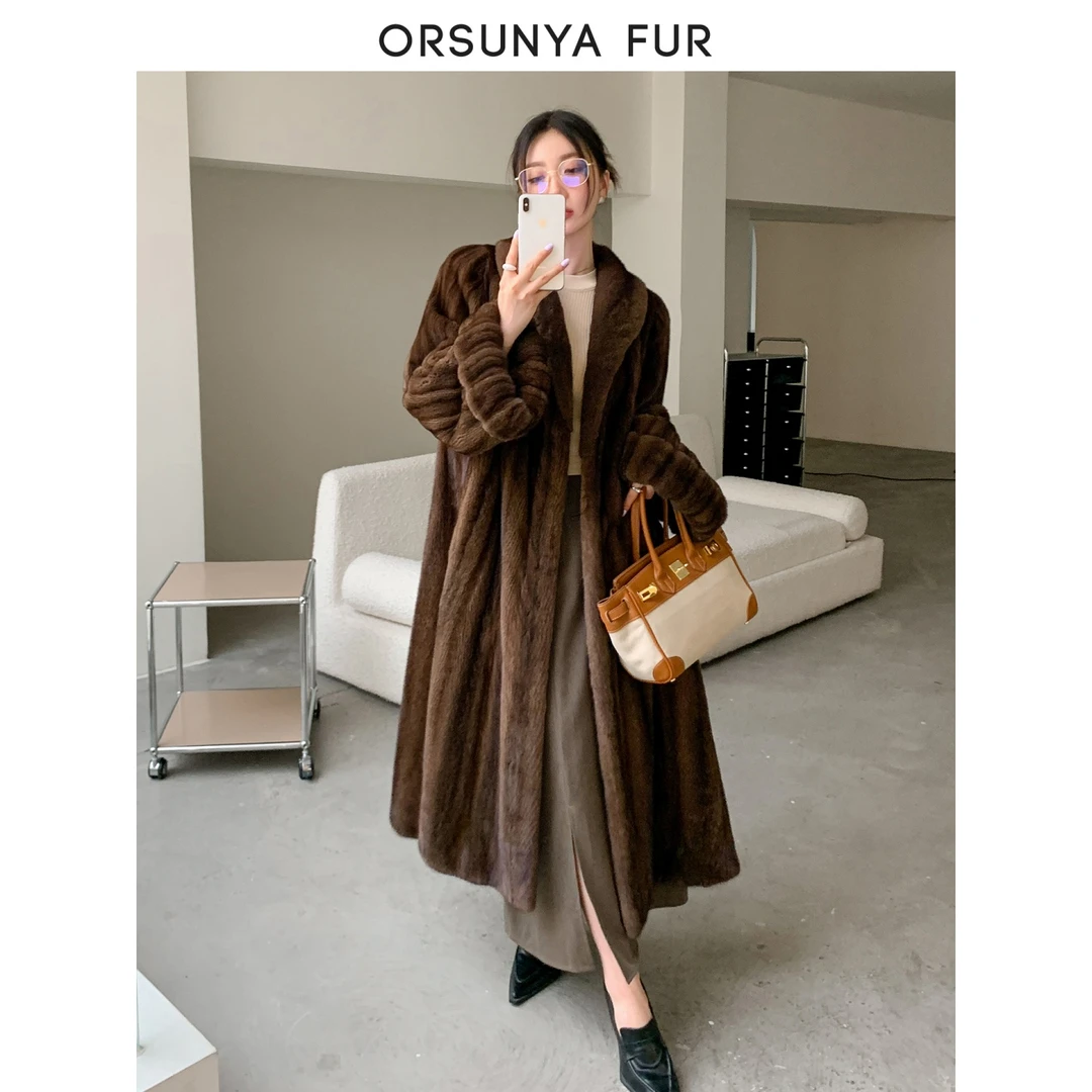 “中古画报”全抽刀女整外套大衣长款ZD201Y024