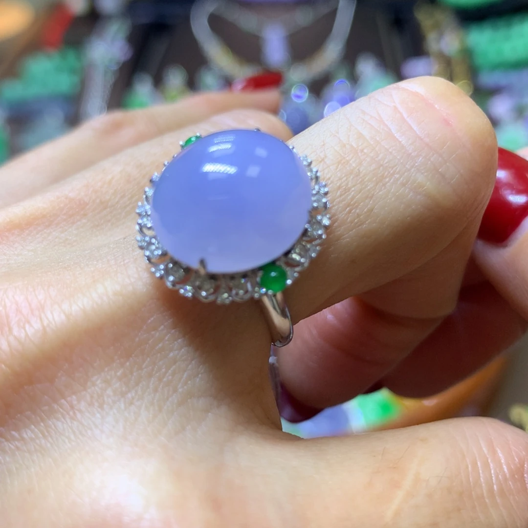 【闪购商品】翡翠颈饰18K金镶嵌翡翠