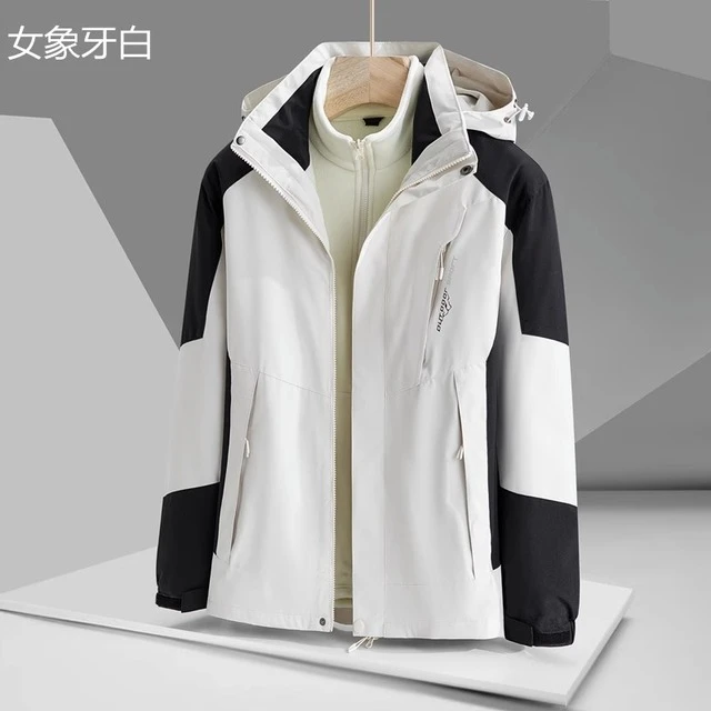 骆驼之家联名美式冲锋衣外套女春秋季新款设计感小众宽松连帽工装