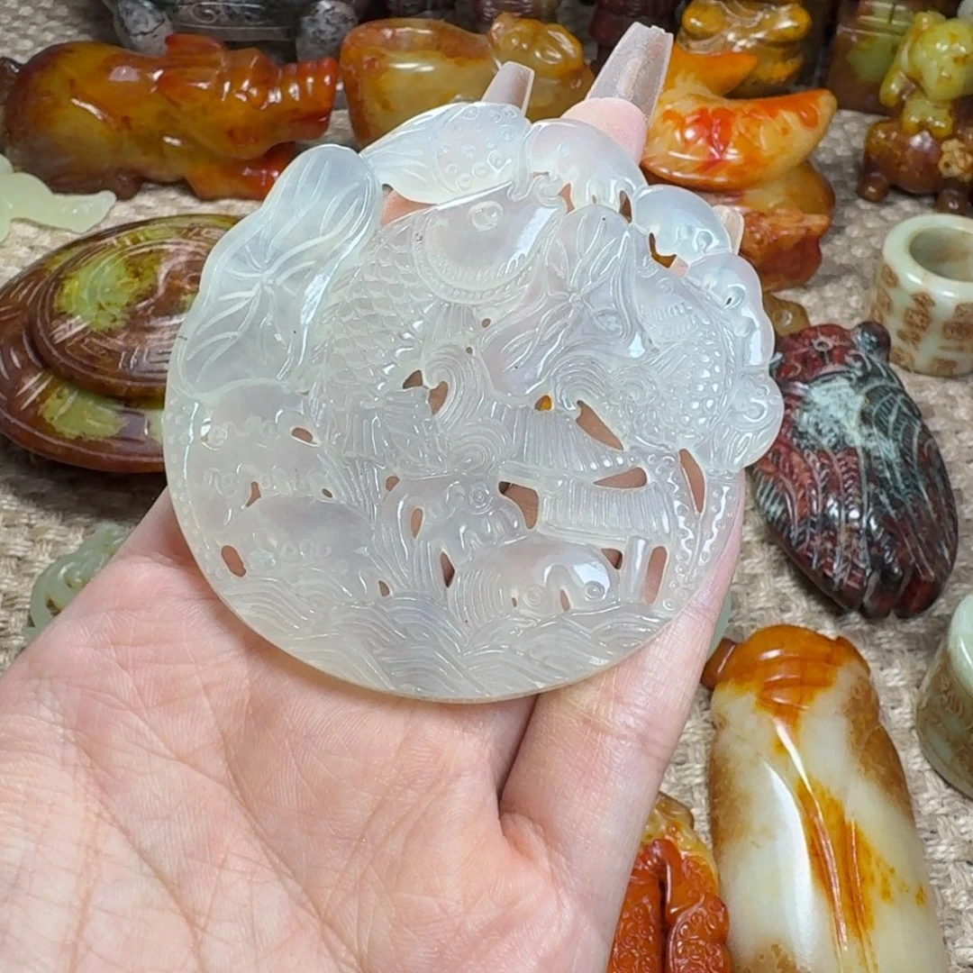 吊坠白玉菩提挂件