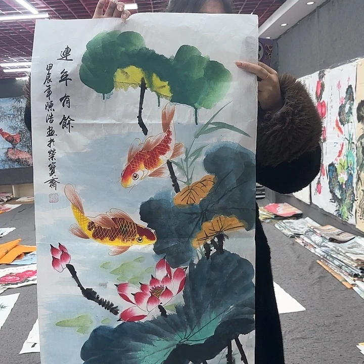 国画无毛和有绒毛或被短