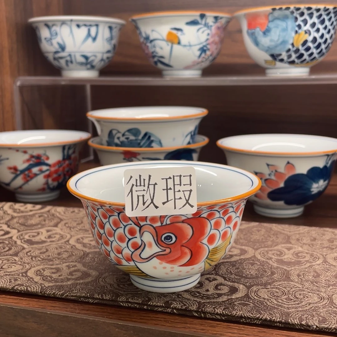 微瑕釉下彩纯手绘