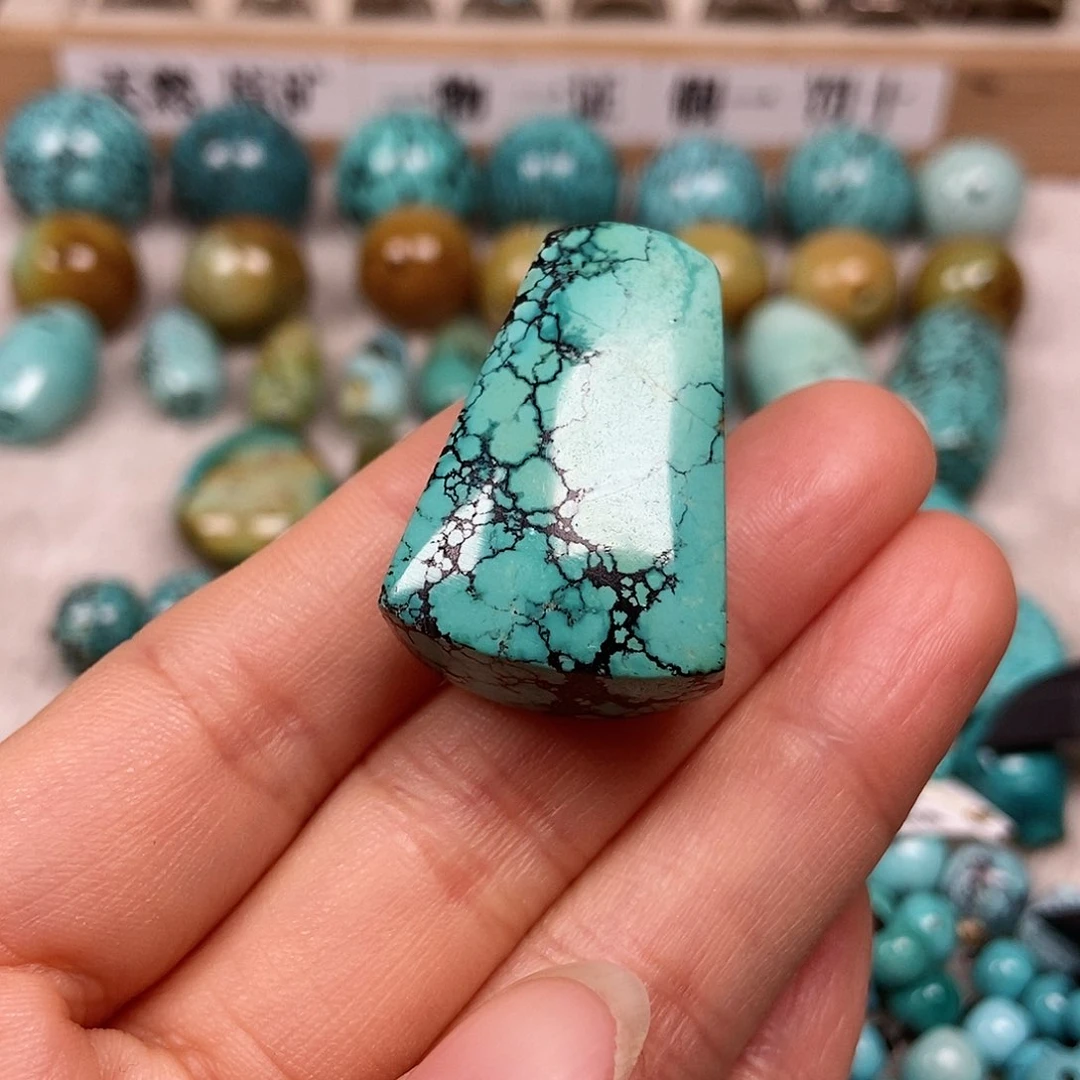 未镶嵌绿松石珠宝半成品
