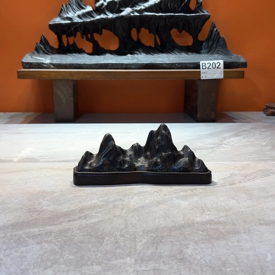 摆件沈*丁灵璧石奇石摆件