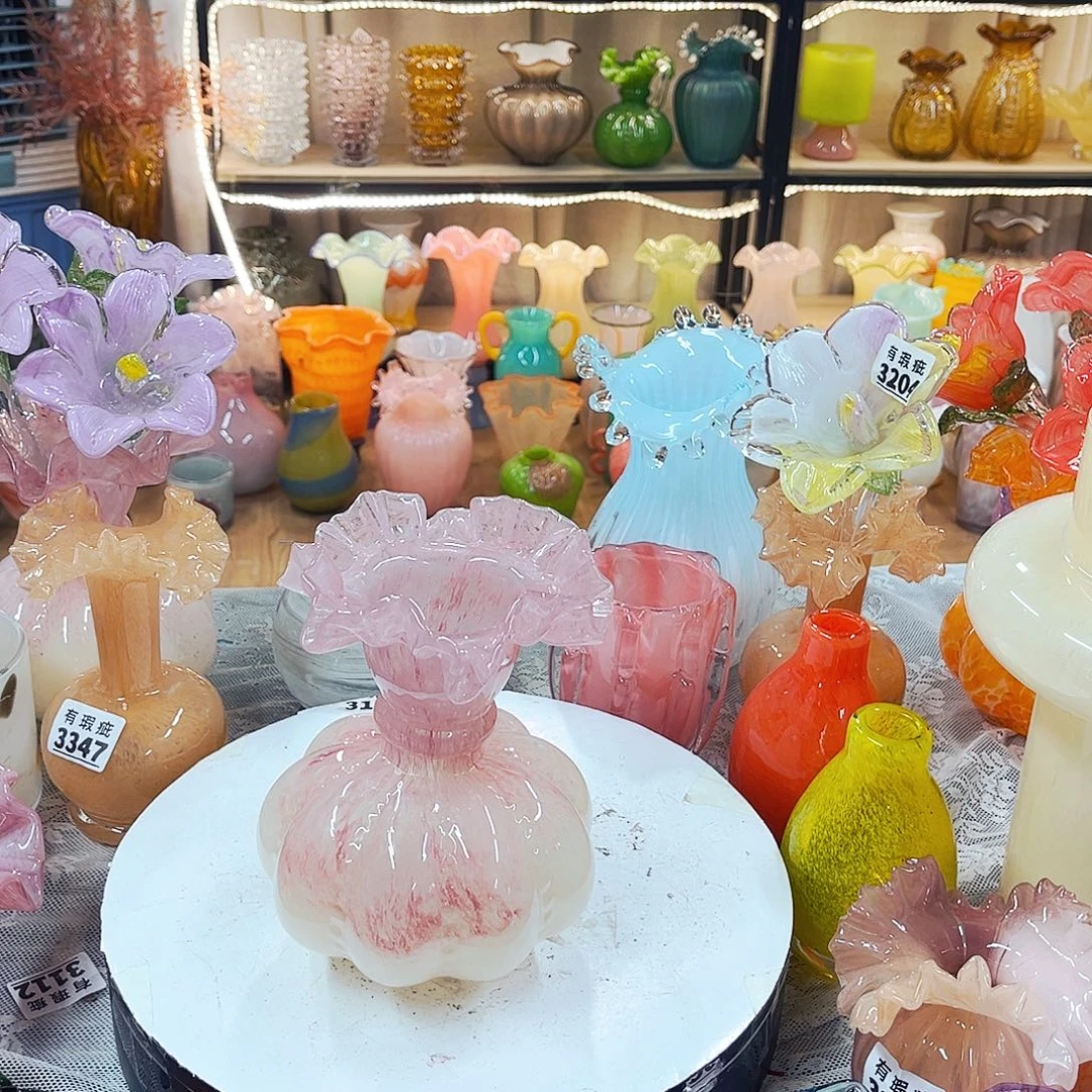 琉璃芬顿家悦琉璃工艺品不完美