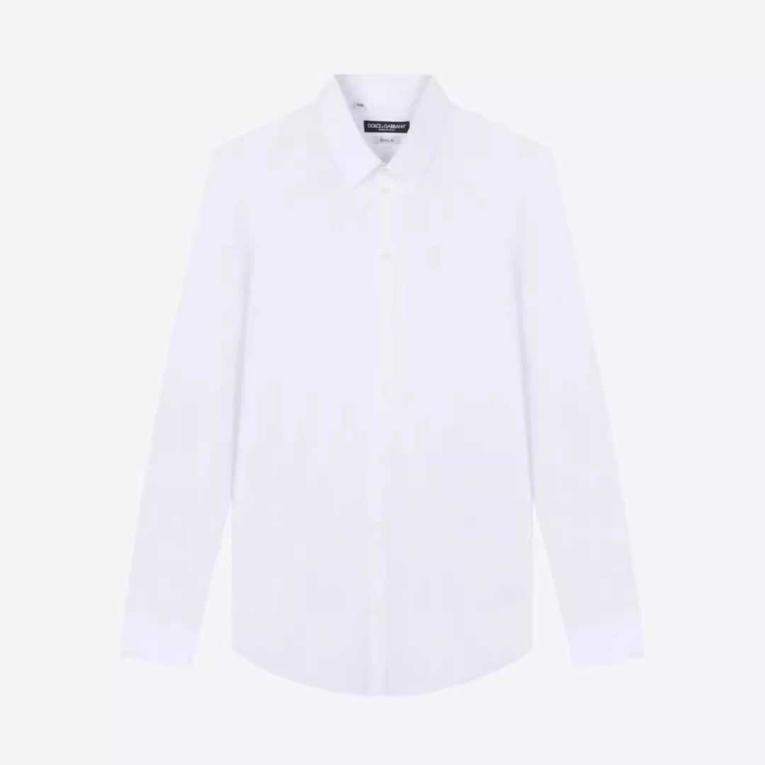 DOLCE GABBANA杜嘉班纳DG翻领男士长袖衬衫衬衣G5EJ0TFU5TIW0800