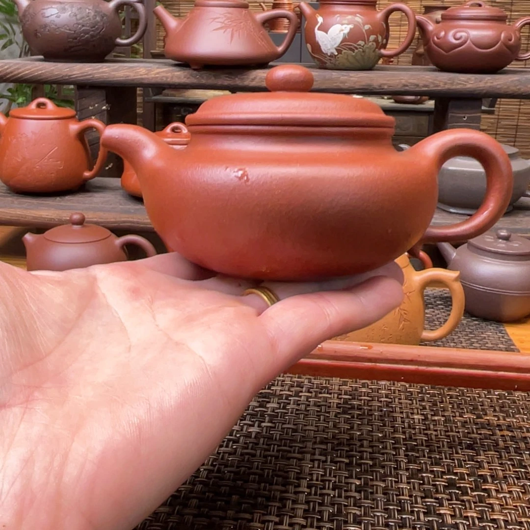 茶壶紫砂宜兴原矿紫砂紫砂手工制200