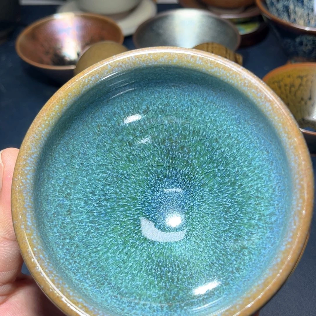 茶盏建盏手握泡茶主人杯