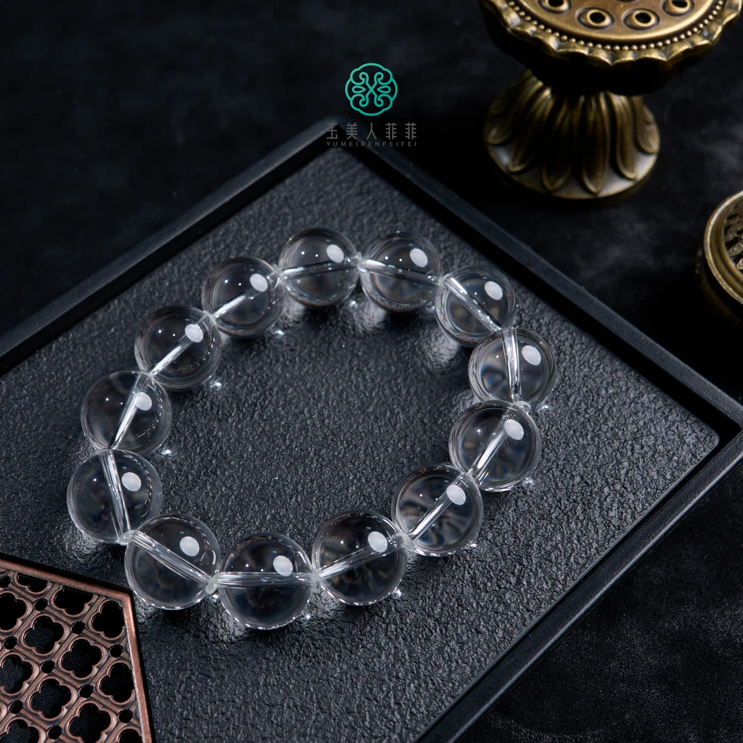 石惑珠宝^水晶单圈圆珠约16mm手串-多样性发一