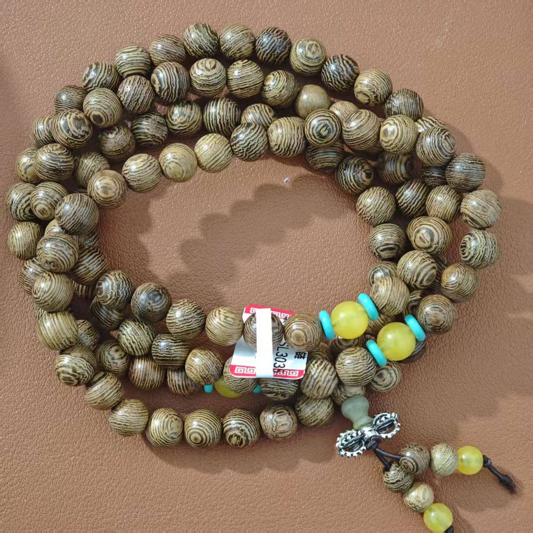 A3035鸡翅木0.8cm108精品多圈手串SL3035